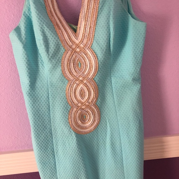 Lilly Pulitzer Serene Blue Valli Shift Dress Size2 - Picture 9 of 13